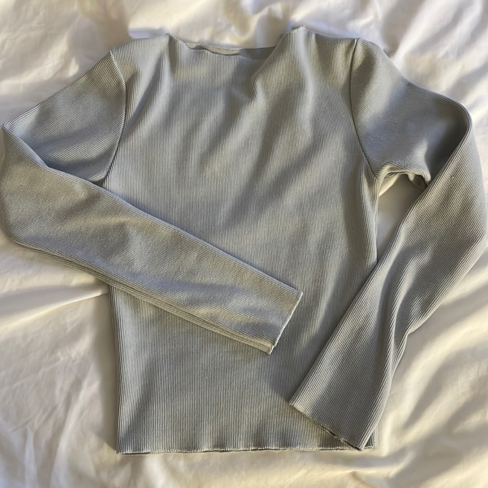AFENDS light blue long sleeve S